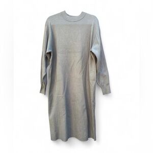 Uniqlo Light Gray Knit Sweater Dress
